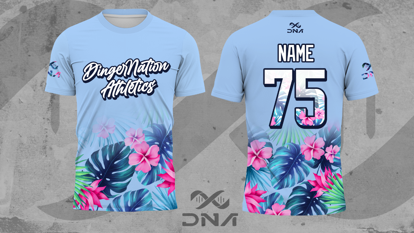 FLORAL SERIES FULL DYE SHORT SLEEVE JERSEY