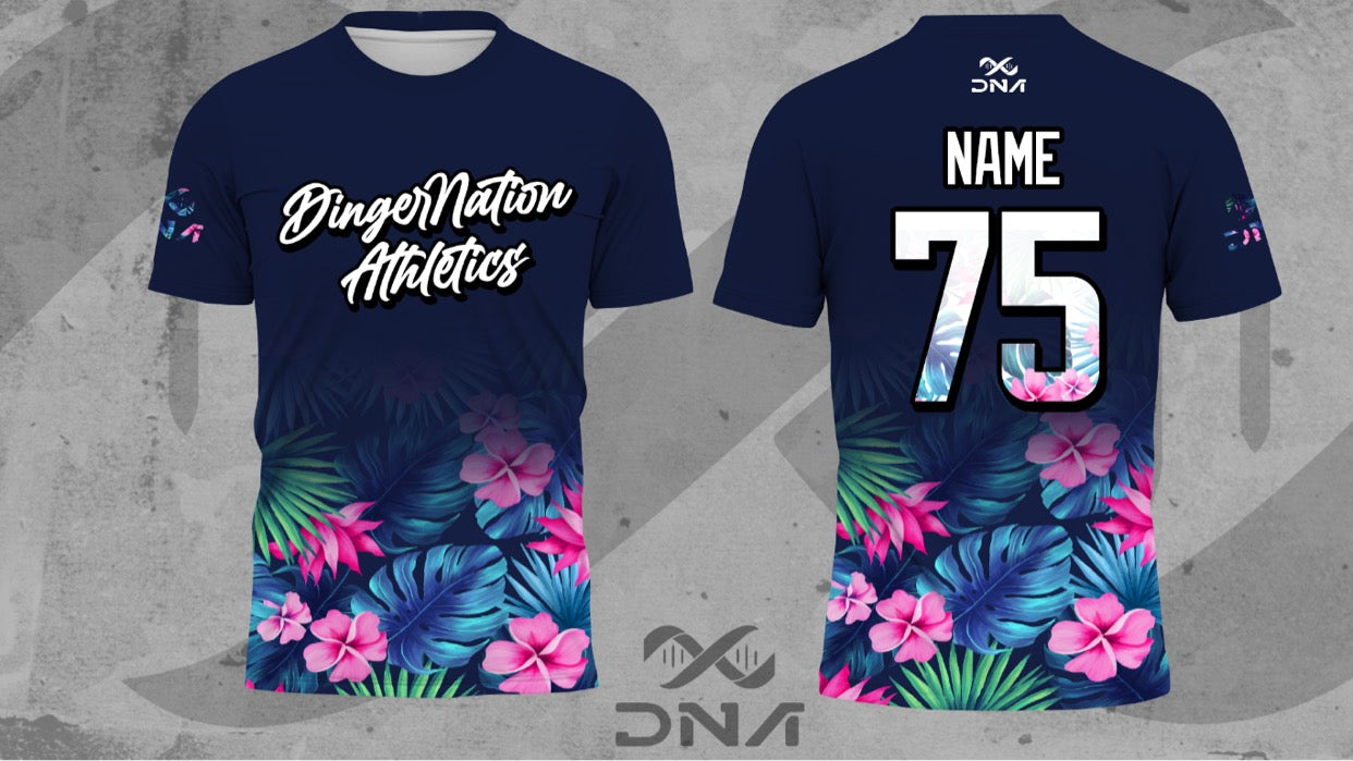 FLORAL SERIES FULL DYE SHORT SLEEVE JERSEY