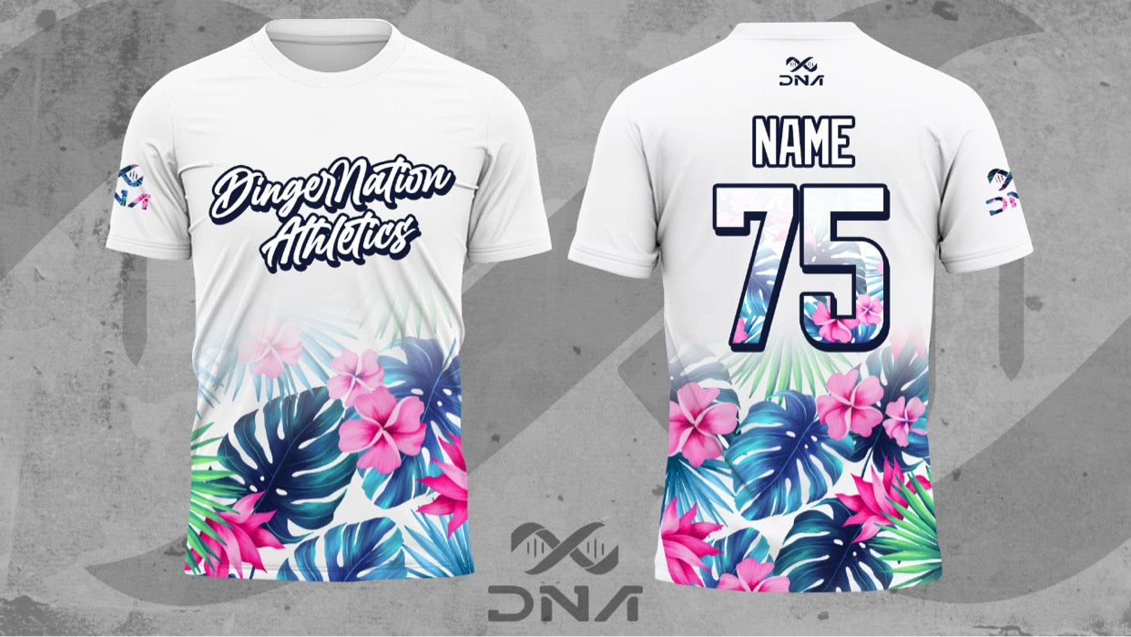 FLORAL SERIES FULL DYE SHORT SLEEVE JERSEY